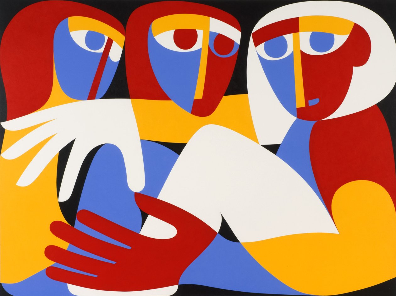 Till Light Arise, 1988 (akryl ombord) av Ron Waddams