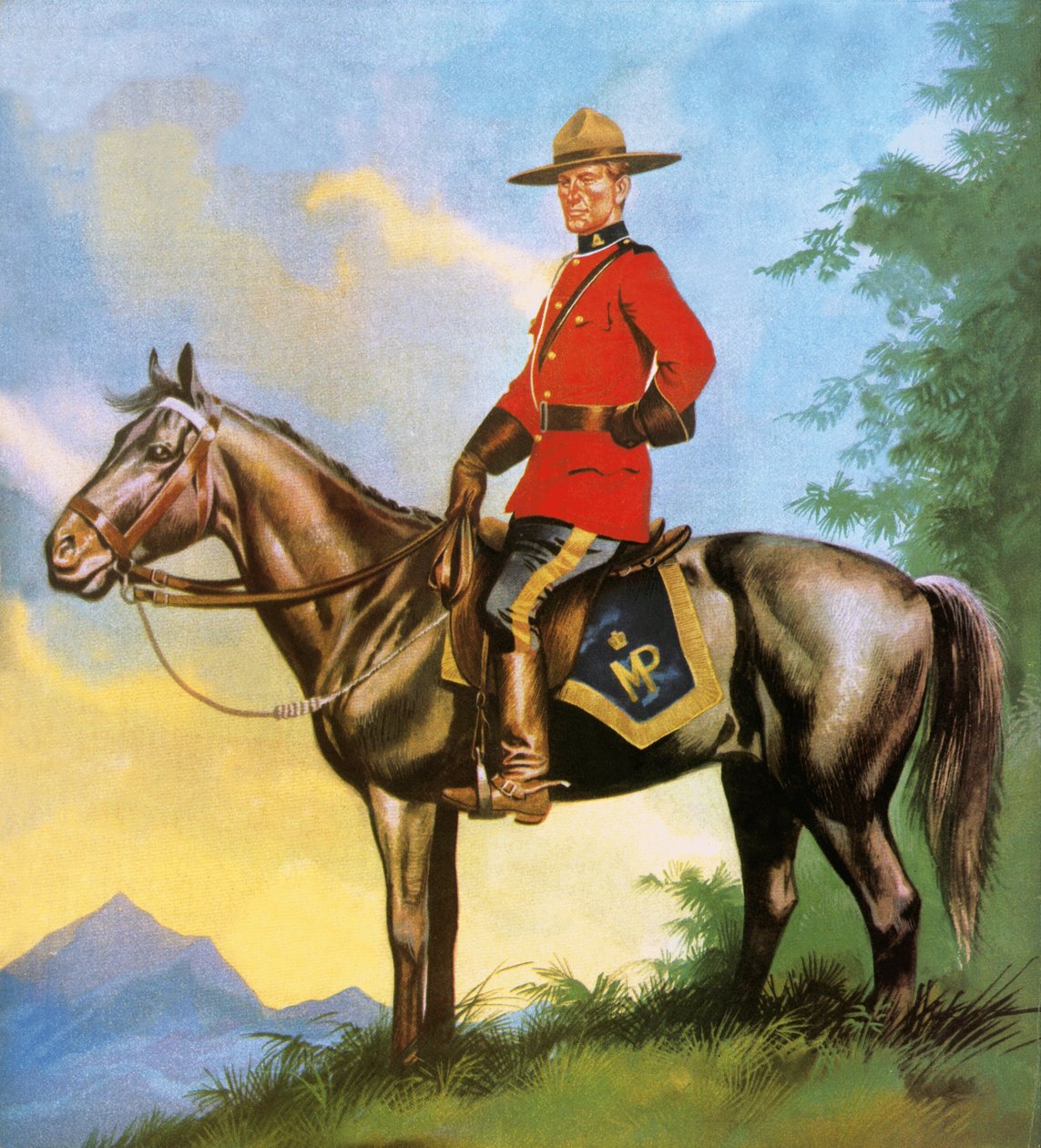 Kanadensiska Mounty av Ron Embleton