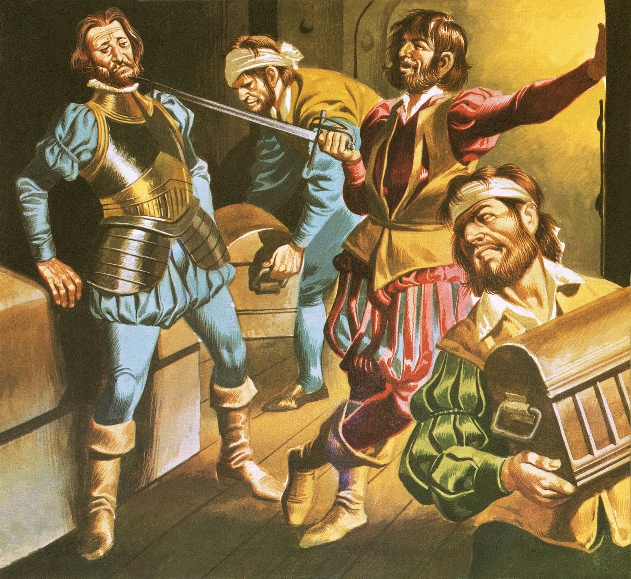 Pirater i arbete av Ron Embleton
