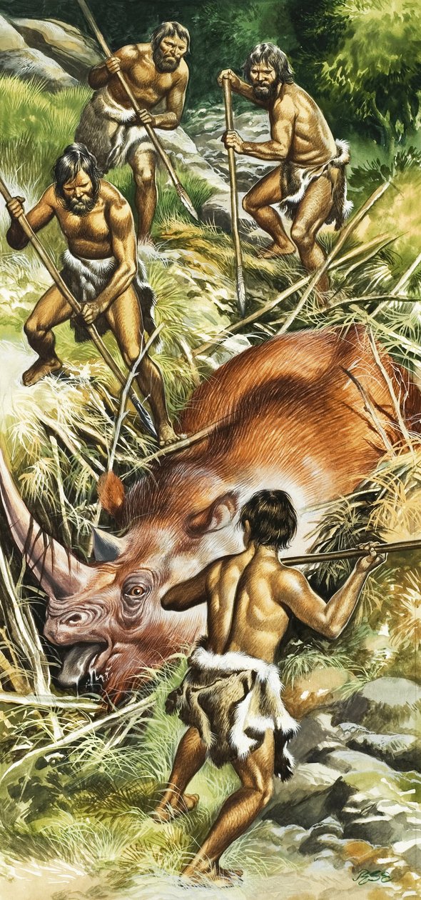 Förhistoriska jägare av Ron Embleton