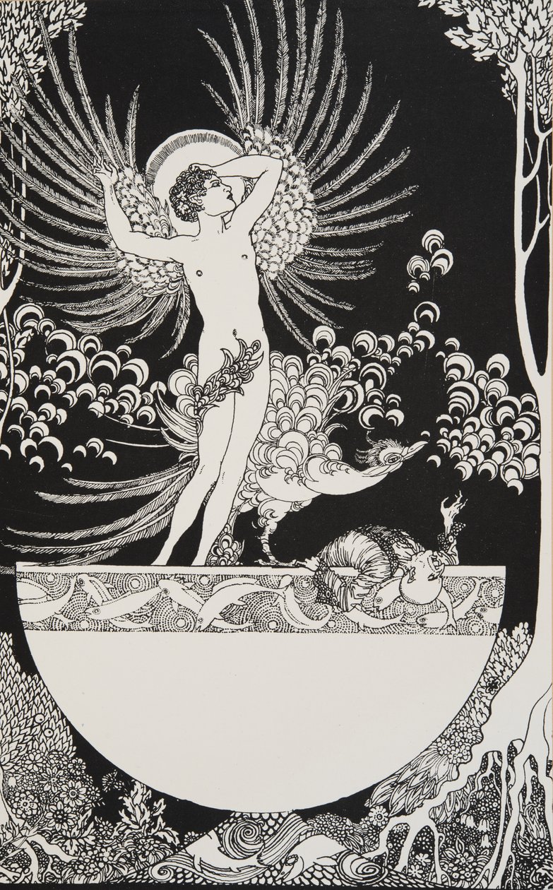 Illustration från Rubáiyát av Omar Khayyam, 1920 av Ronald Balfour