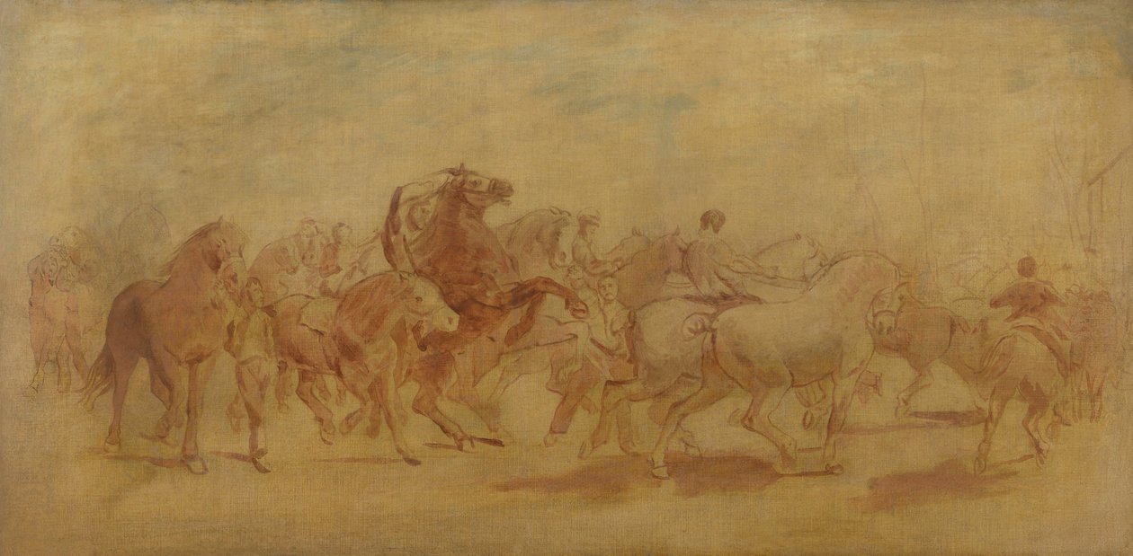 Studie för The Horse Fair av Rosa Bonheur