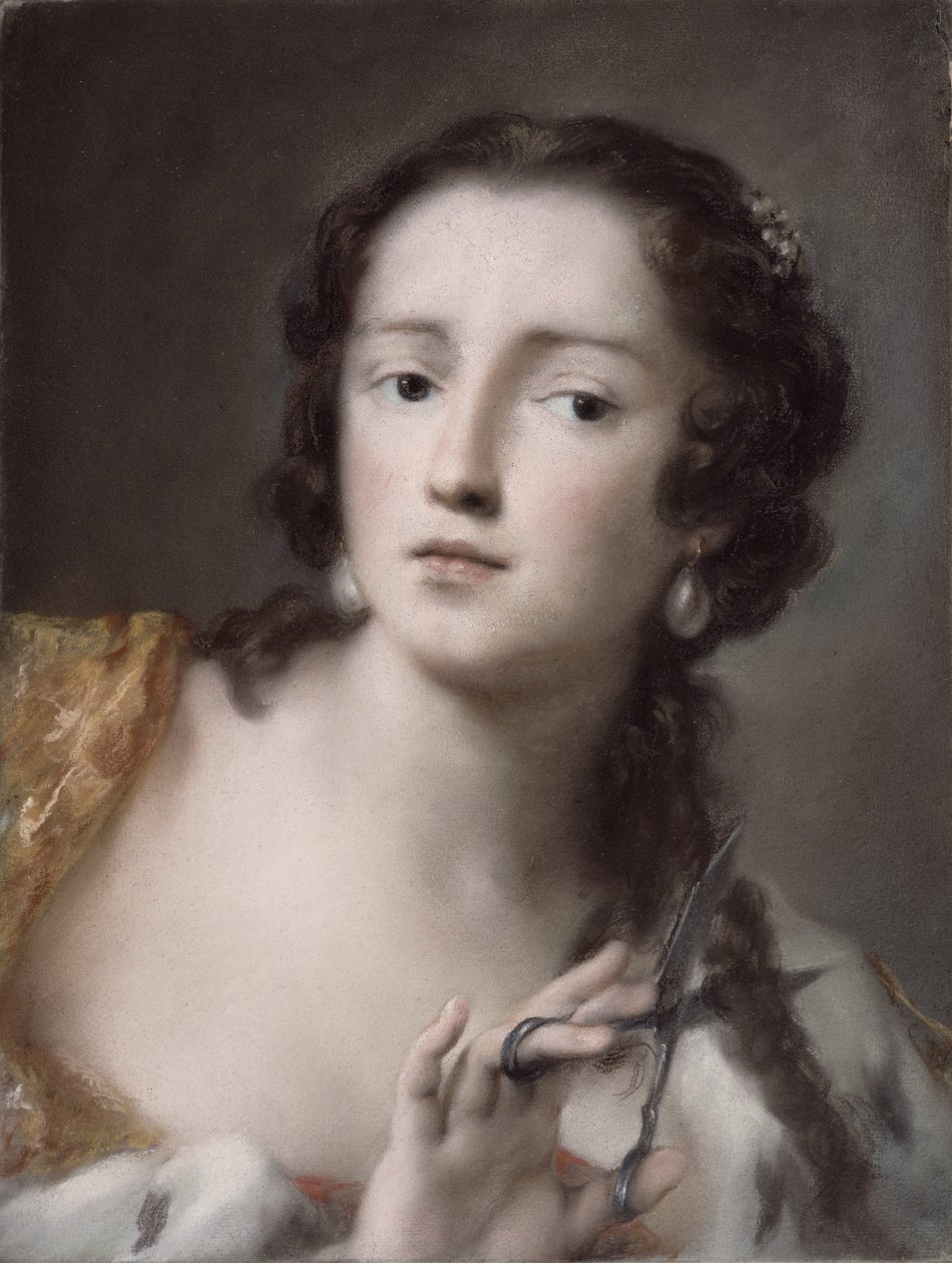 Caterina Sagredo Barbarigo som Bernice, ca 1741 (pastell på papper monterad på duk) av Rosalba Giovanna Carriera