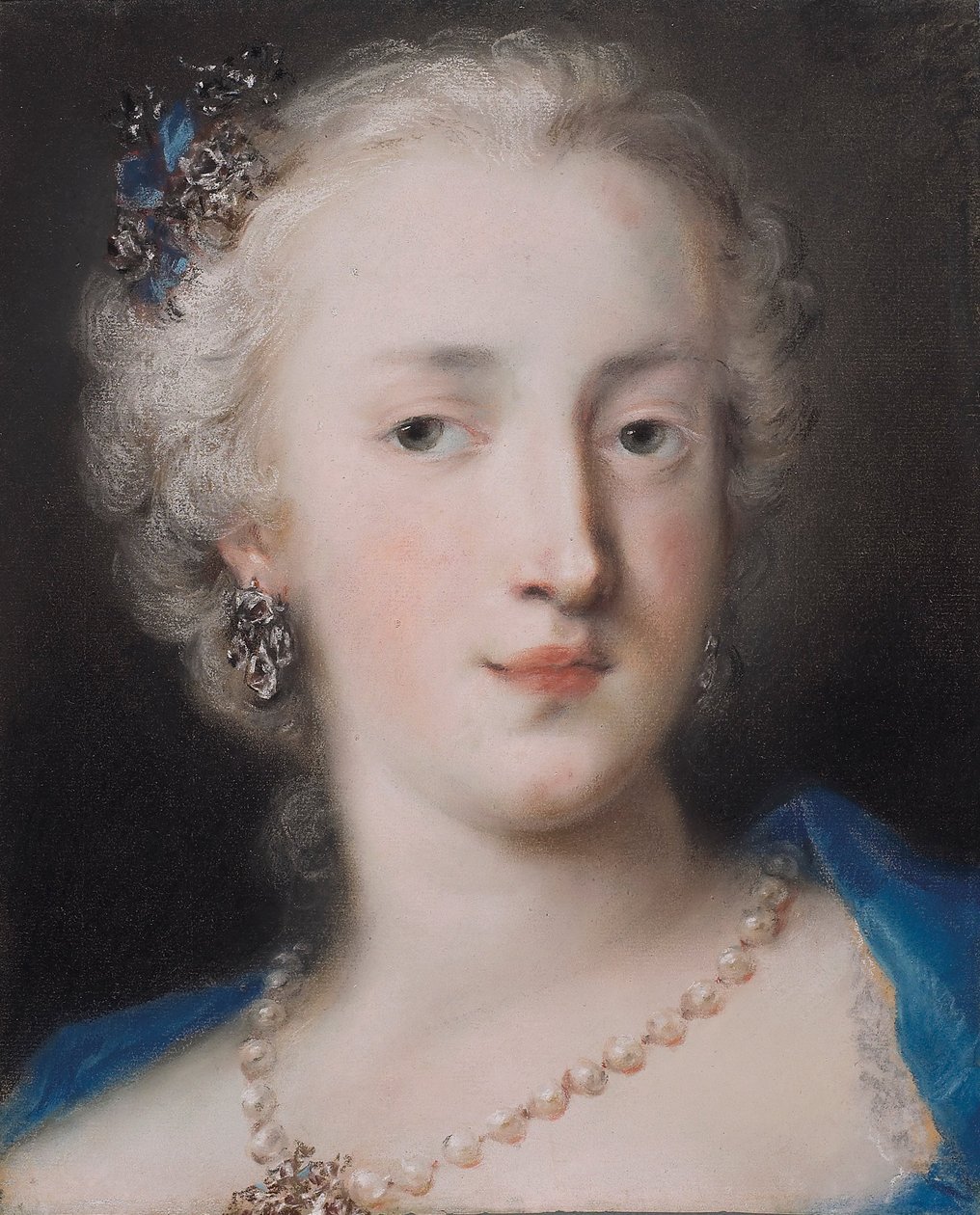Porträtt av en kvinna av Rosalba Giovanna Carriera