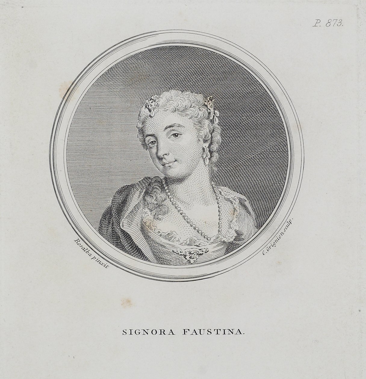 Signora Faustina, från 