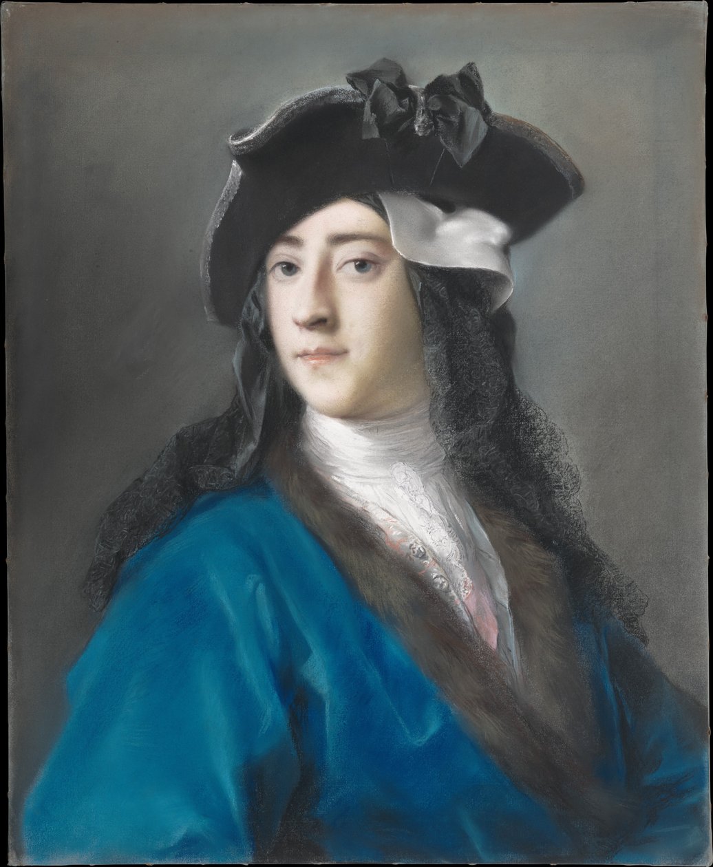 Gustavus Hamilton (1710-1746), andre viscount Boyne, i maskeraddräkt av Rosalba Carriera