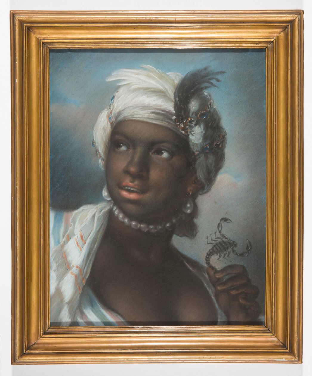 Personifiering av Afrika av Rosalba Carriera