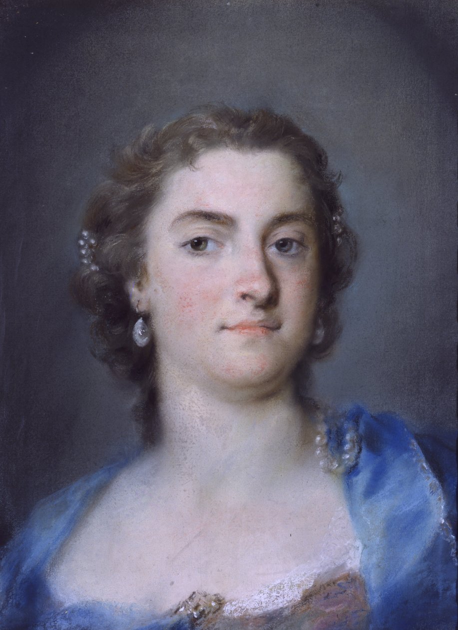 Porträtt av Faustina Bordoni Hasse av Rosalba Carriera