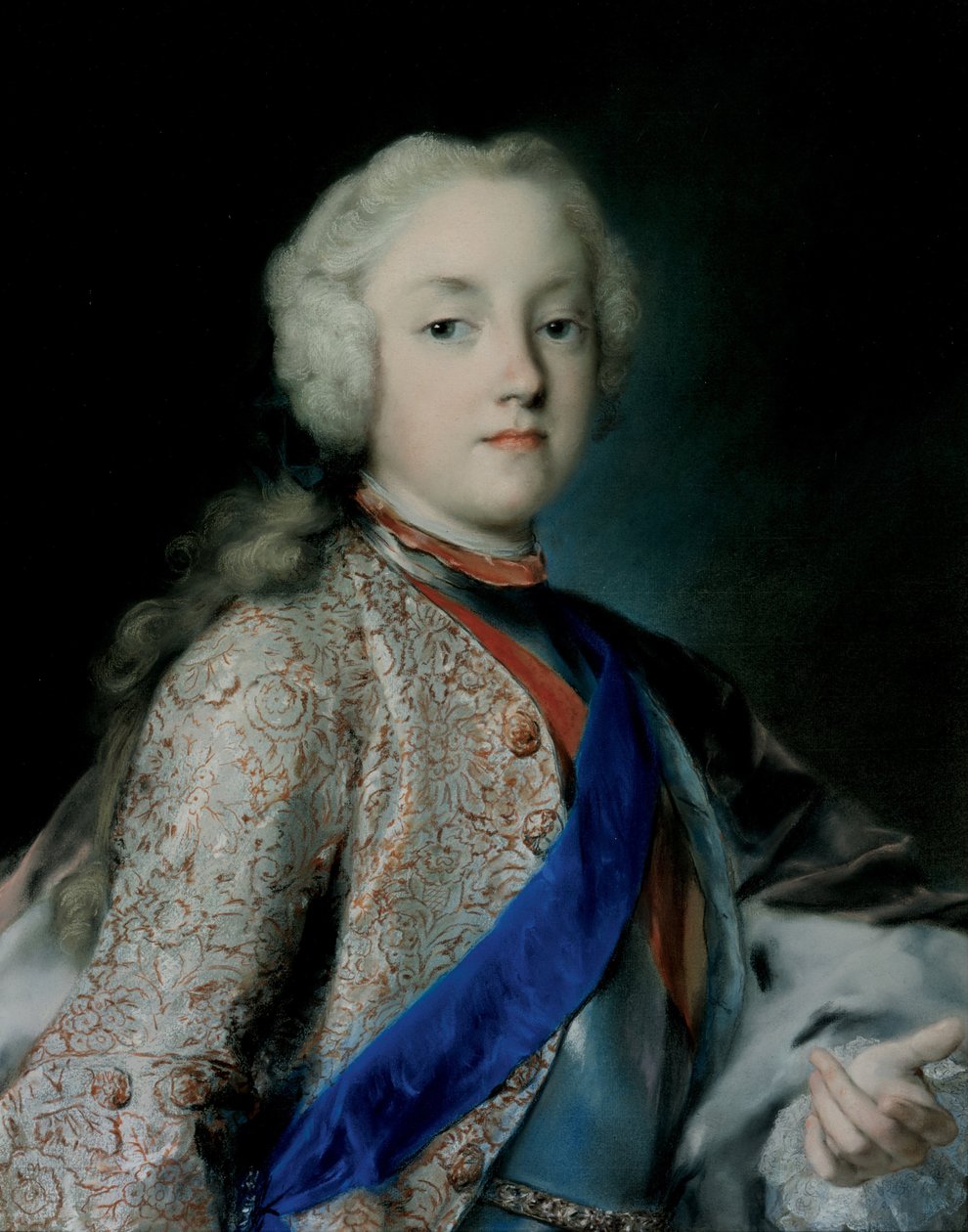 Kronprins Fredrik Christian av Sachsen 1722-1763, 1739-1740 av Rosalba Giovanna Carriera