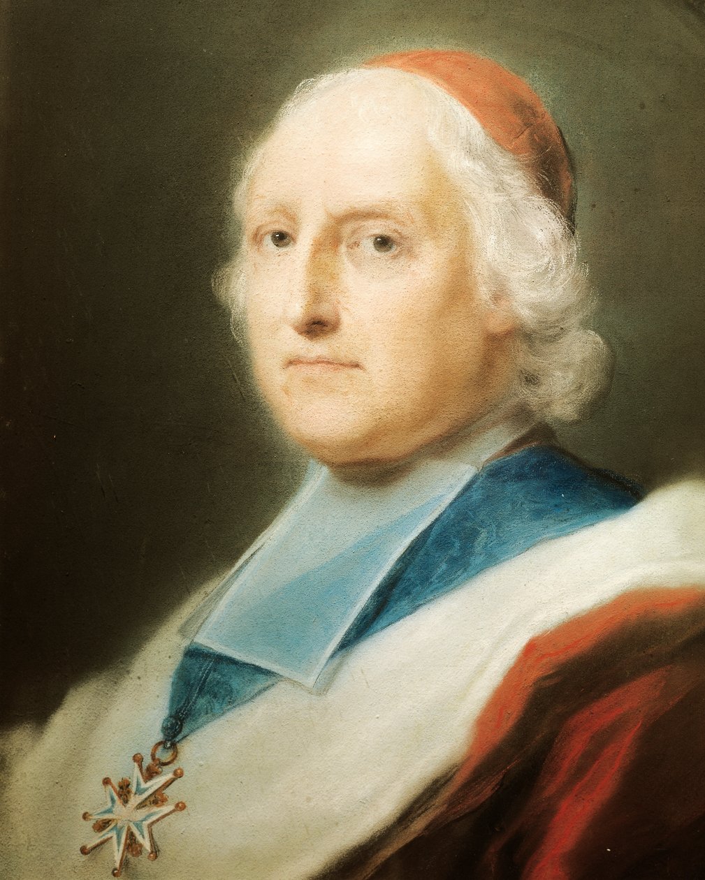 Porträtt av kardinal de Polignac, av Rosalba Carriera (1673-1757) av Rosalba Giovanna Carriera