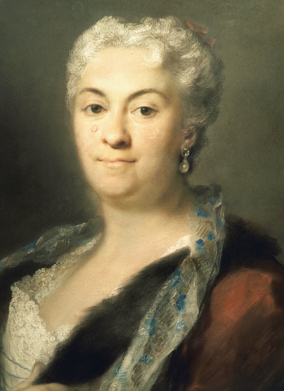Porträtt av Lady, av Rosalba Carriera (1673-1757) av Rosalba Giovanna Carriera