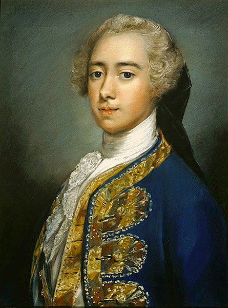 Porträtt av Lord St. George (olja på duk) av Rosalba Giovanna Carriera