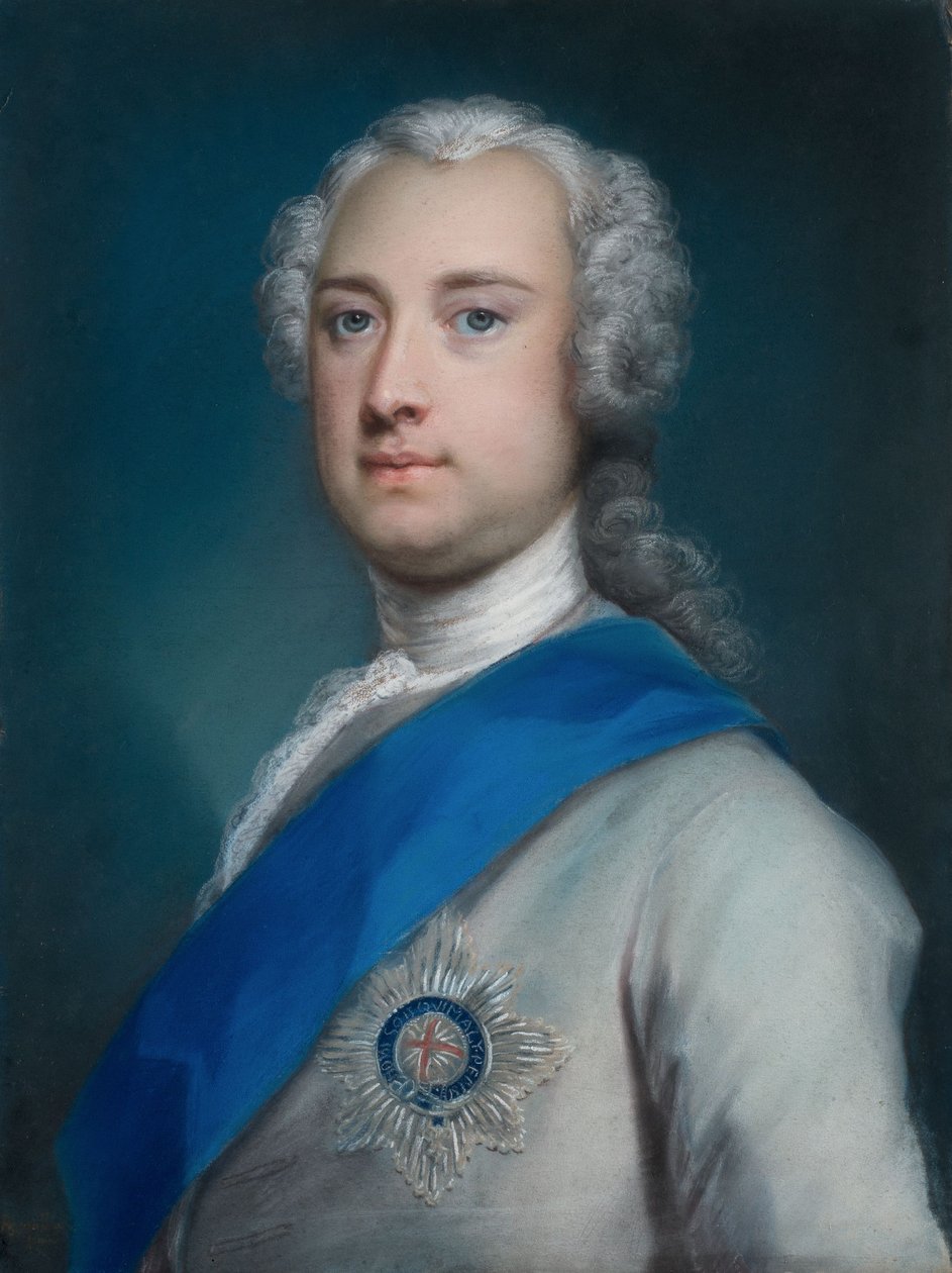 Porträtt av en man (pastell på papper) av Rosalba Giovanna Carriera