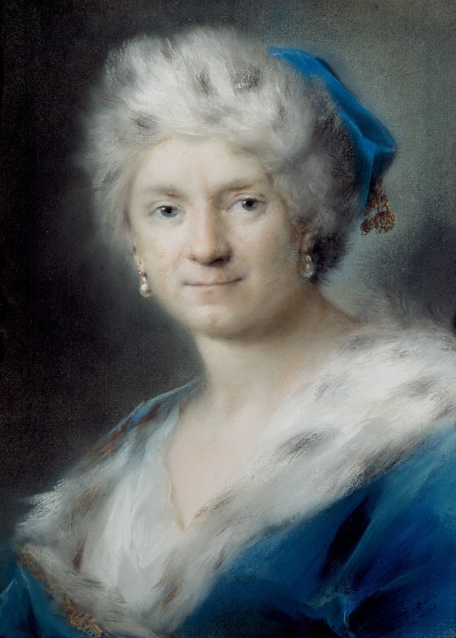 Självporträtt som vinter, 1731 av Rosalba Giovanna Carriera