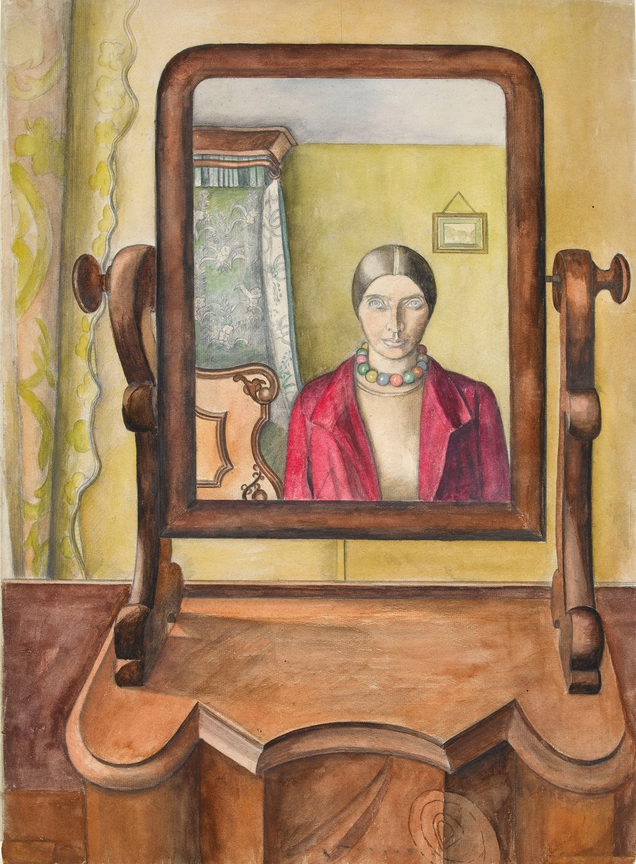Självporträtt, slutet av 1920-talet (wc på papper) av Rosalie Brill