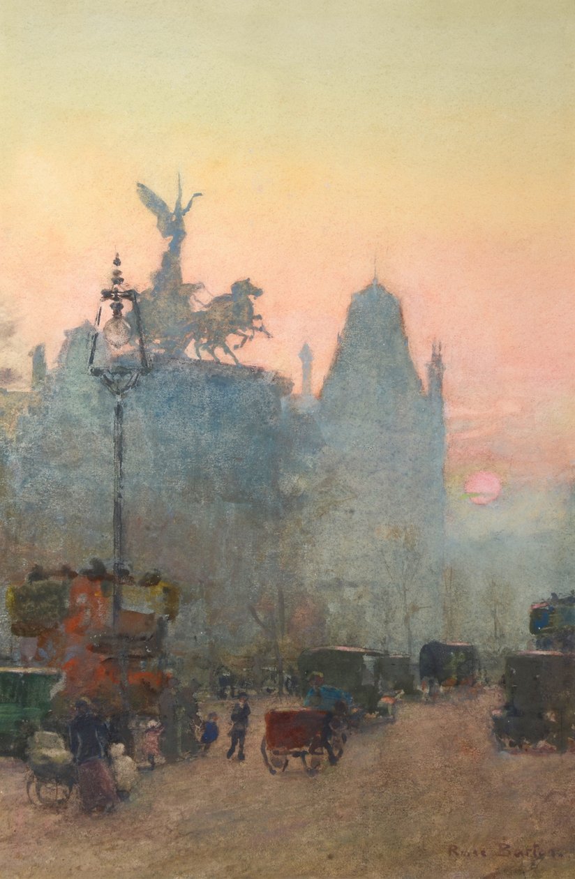 Wellington Arch, London (akvarell) av Rose Maynard Barton