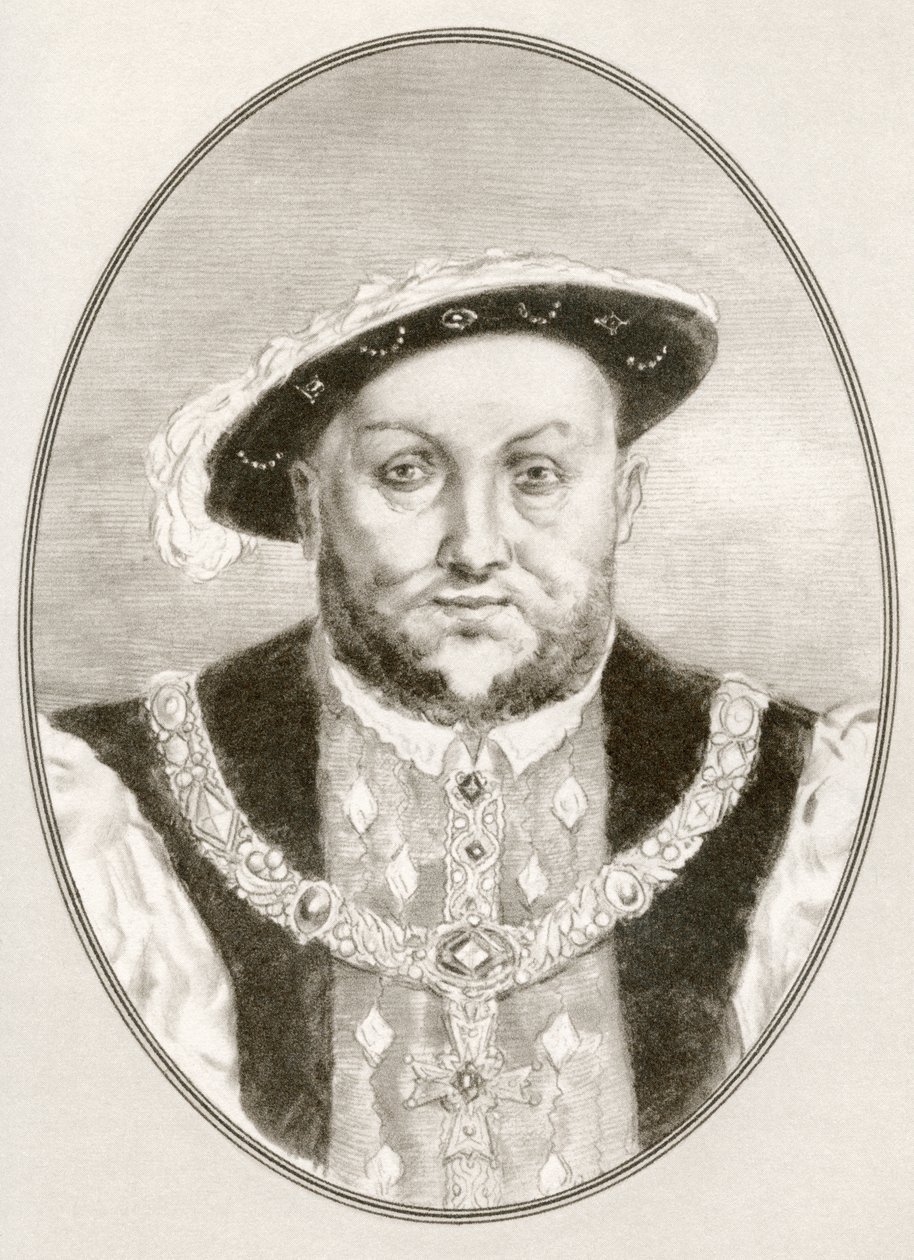 Henry VIII, från Levande biografier om kända härskare av Ross Gordon