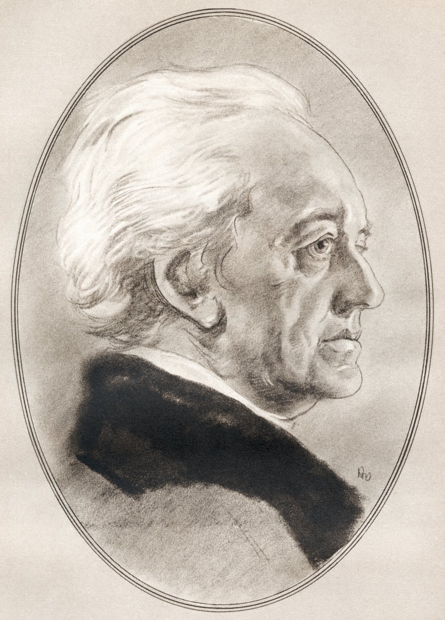 Johann Wolfgang von Goethe, från Living Biography of Famous Men av Ross Gordon