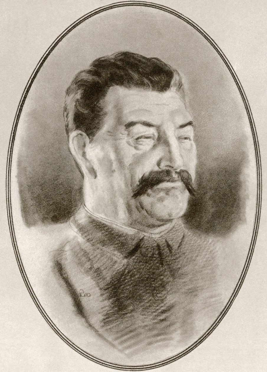 Joseph Vissarionovich Stalin, från Levande biografier om kända härskare. av Ross Gordon
