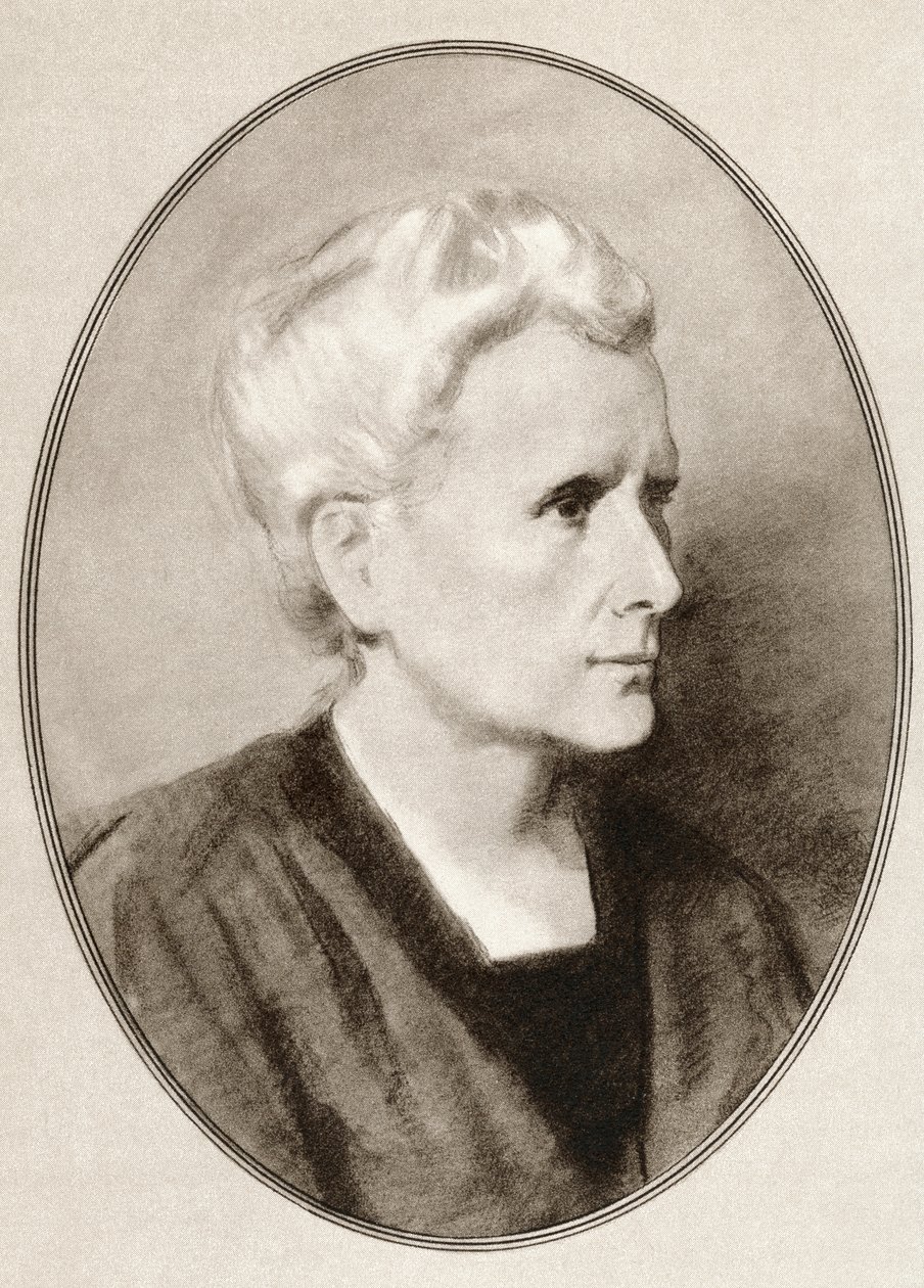 Marie Sklodowska Curie, från Living Biographys of Great Scientists. av Ross Gordon