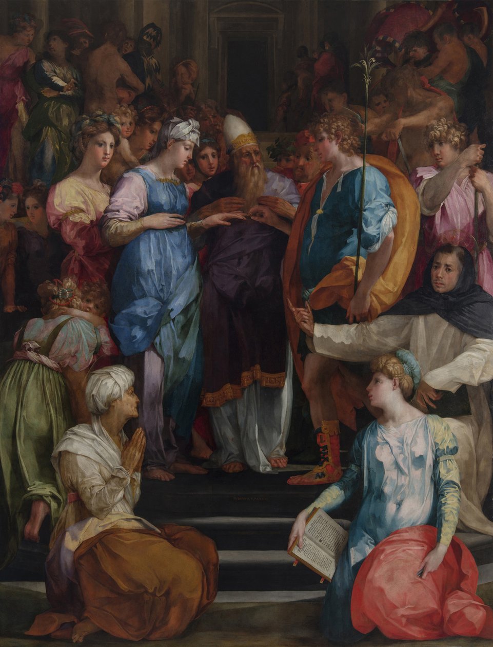 Jungfru Pala Ginoris äktenskap, 1523 av Rosso Fiorentino