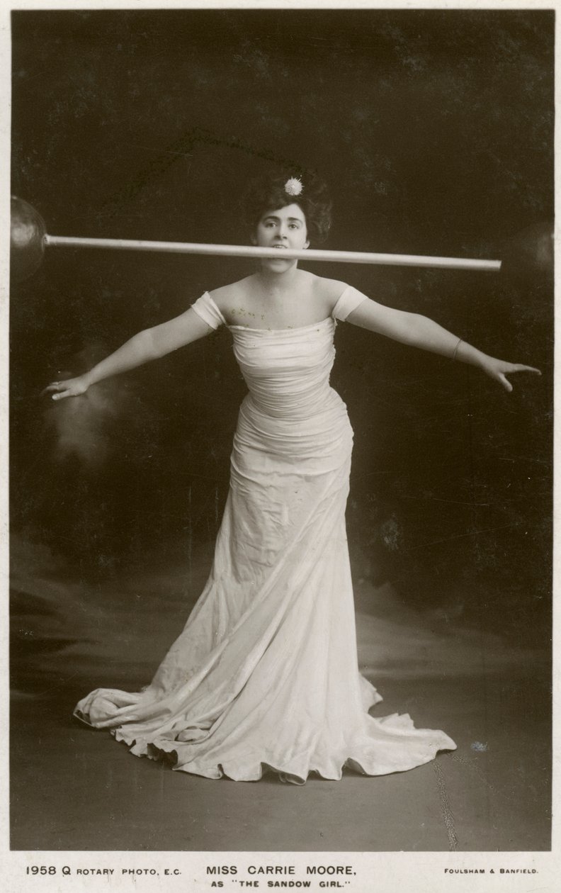 Carrie Moore, australiensisk skådespelerska, ca 1900-talet. av Rotary Photo