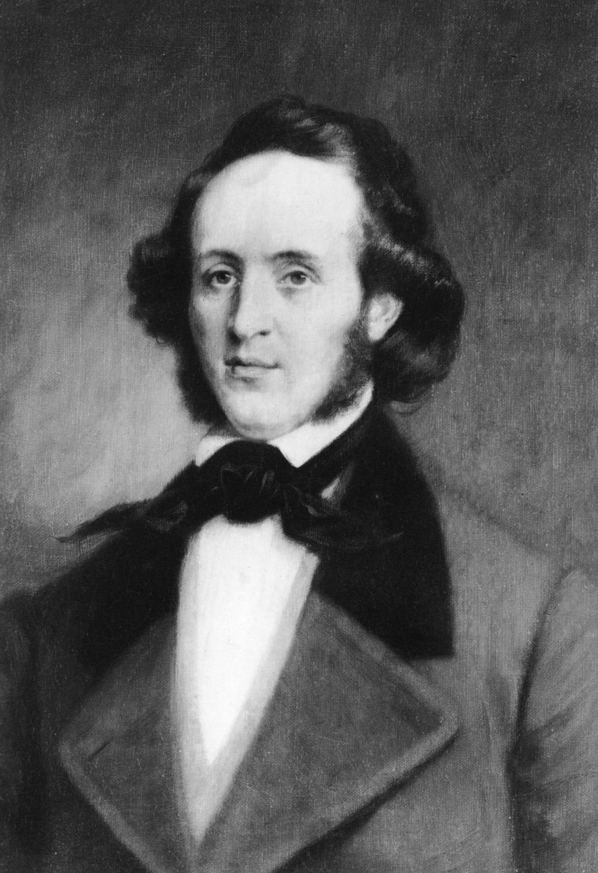 Felix Mendelssohn 1809-1847, tysk kompositör, 1907. av Rotary Photo