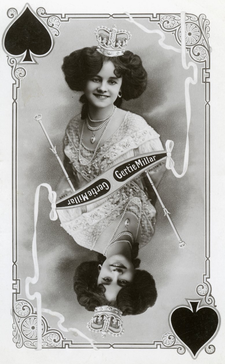 Gertie Millar, brittisk skådespelerska och sångerska, c1905. av Rotary Photo