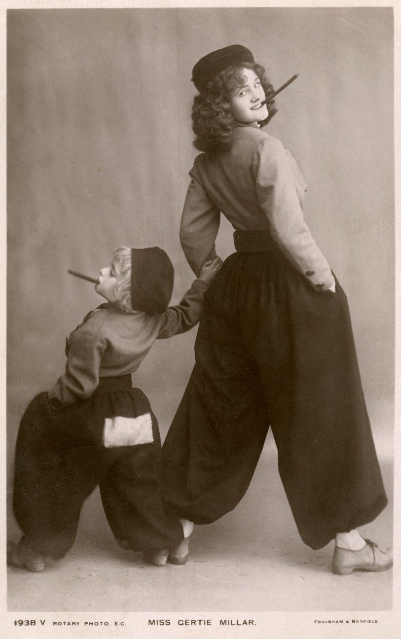 Gertie Millar, brittisk skådespelerska och sångerska, c1906. av Rotary Photo
