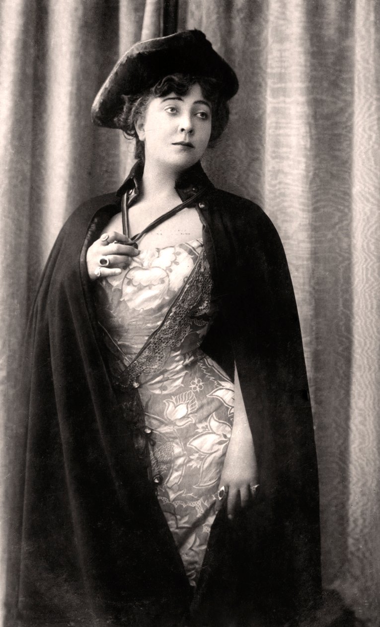 Olga Nethersole c1863-1951, engelsk skådespelerska och teaterproducent, tidigt 1900-tal. av Rotary Photo