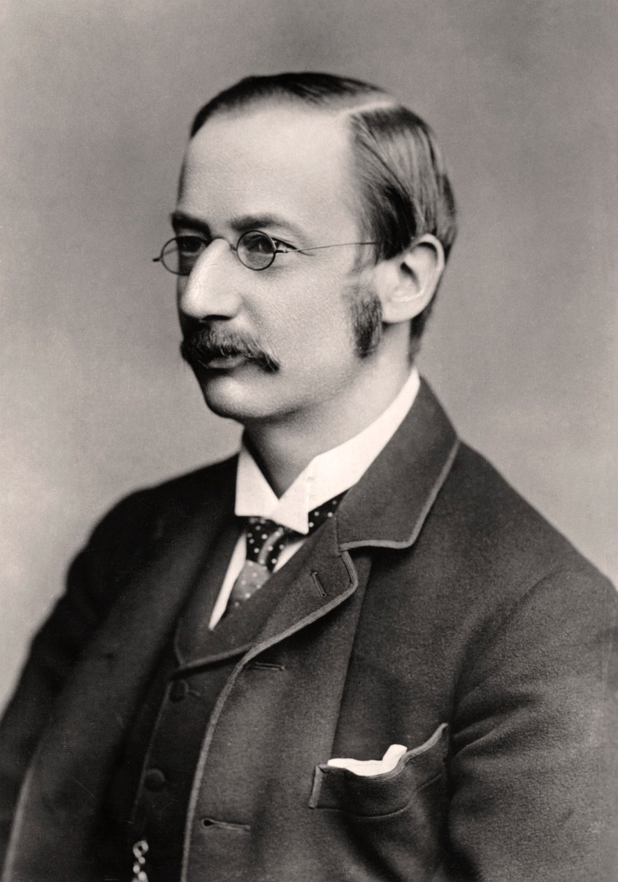 Sir Frederick Bridge 1844-1924, engelsk kompositör, 1907. av Rotary Photo