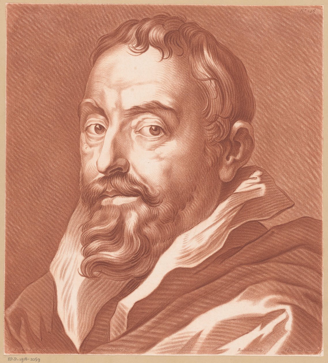 Byst av en man av Louis François Roubillac