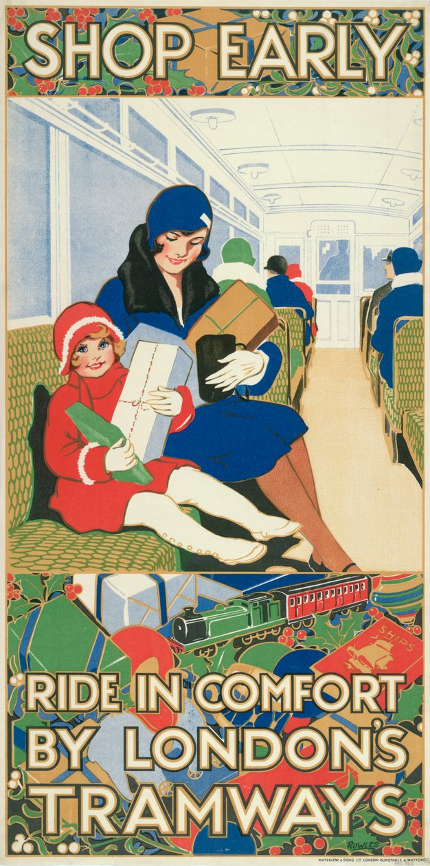 "Shop Early, Ride in Comfort by London