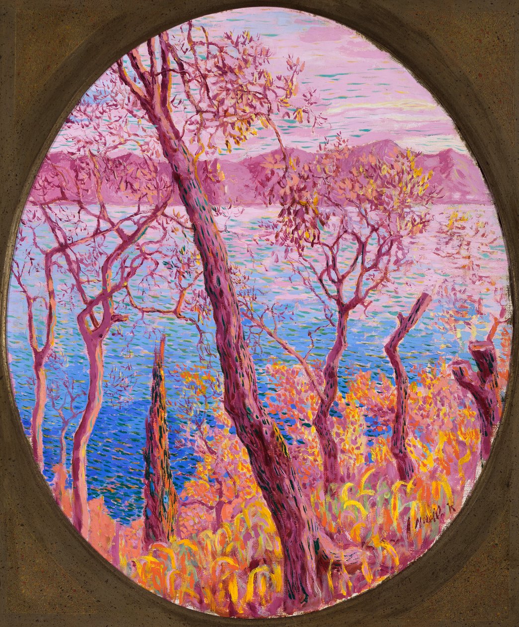 Träd på havet, c.1910-14 av Rubaldo Merello