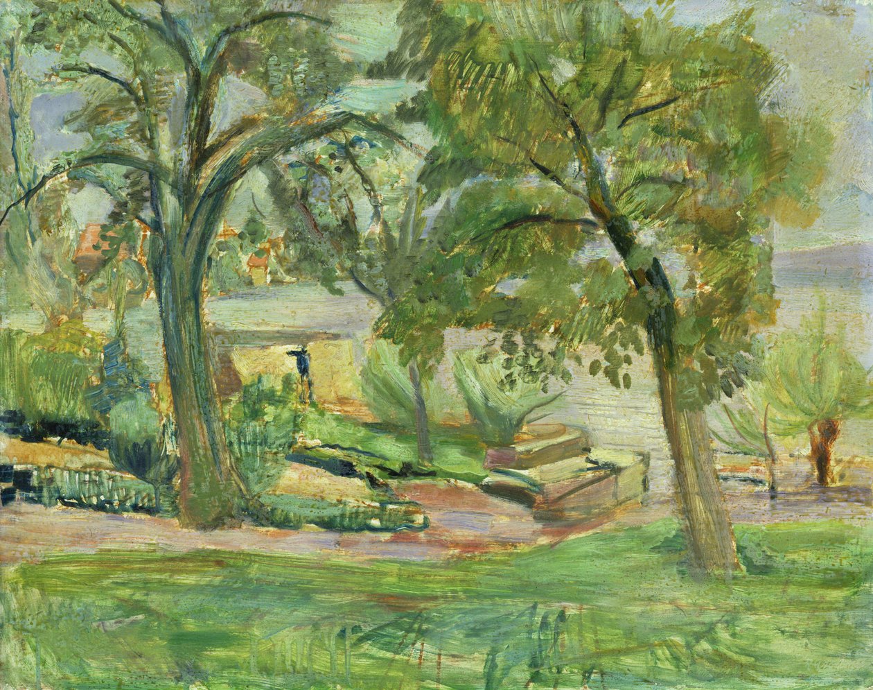 Utsikt över Bodensee av Rudolf Grossmann