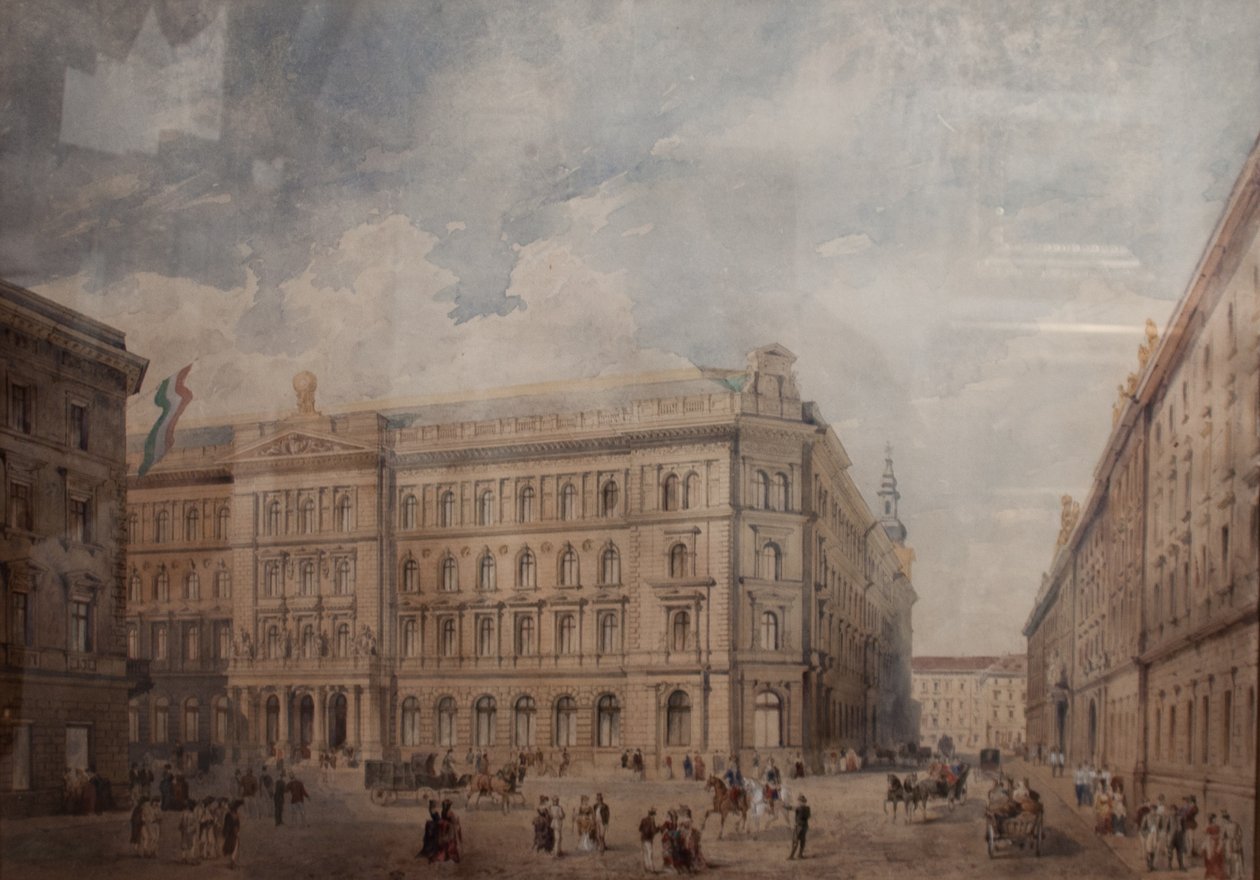 The Invalidus House in Pest av Rudolf von Alt