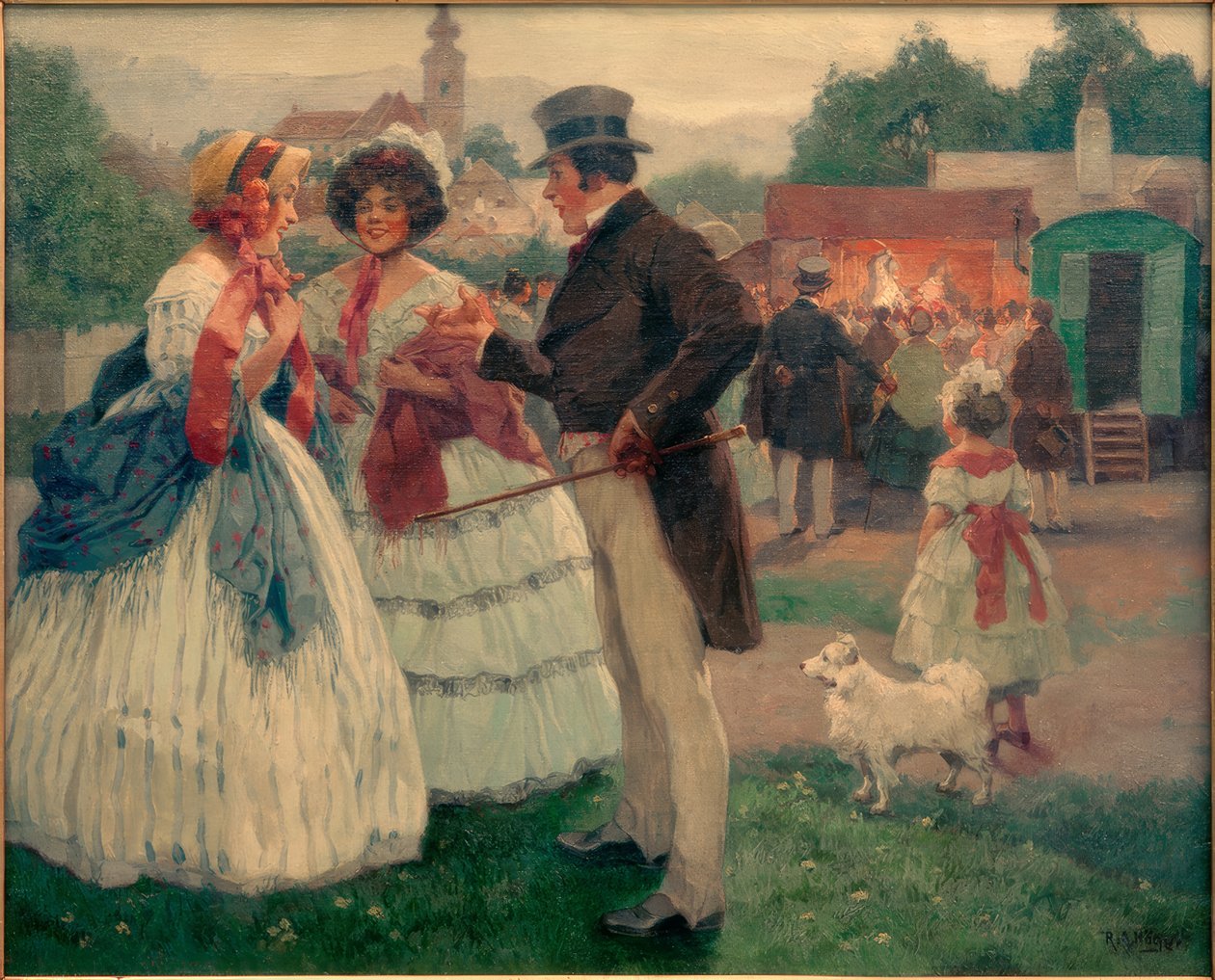 Besök på Pawlatschen Theater av Rudolf Alfred Höger