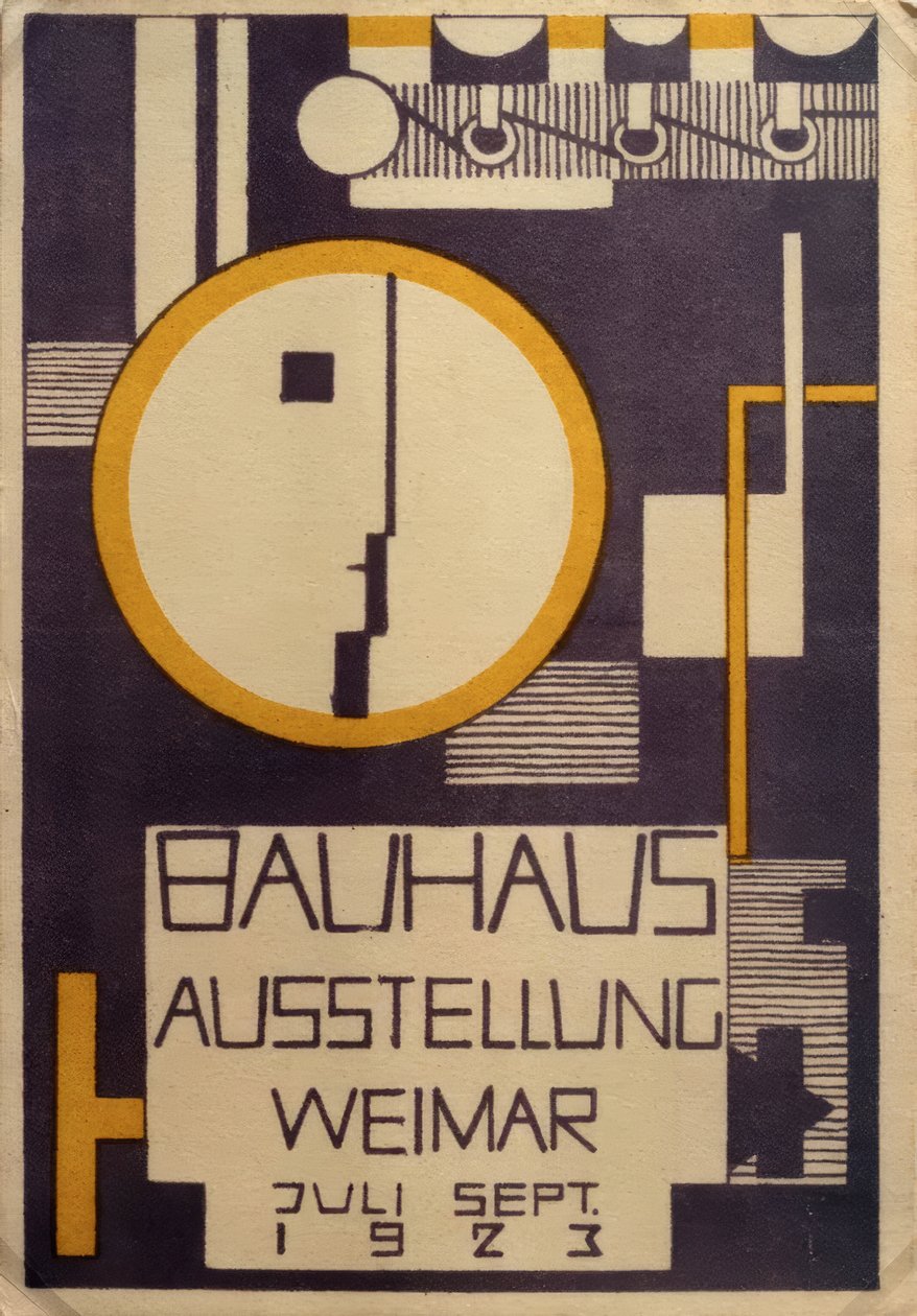 Bauhaus-utställning Weimar juli–september 1923 av Rudolf Baschant