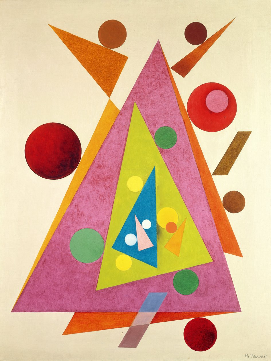 Allegro av Rudolf Bauer