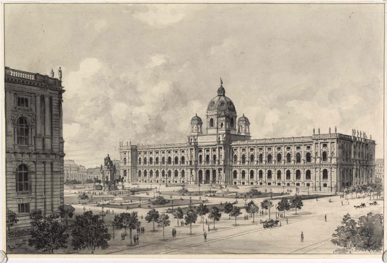 Naturhistoriska museet i Wien av Rudolf Bernt