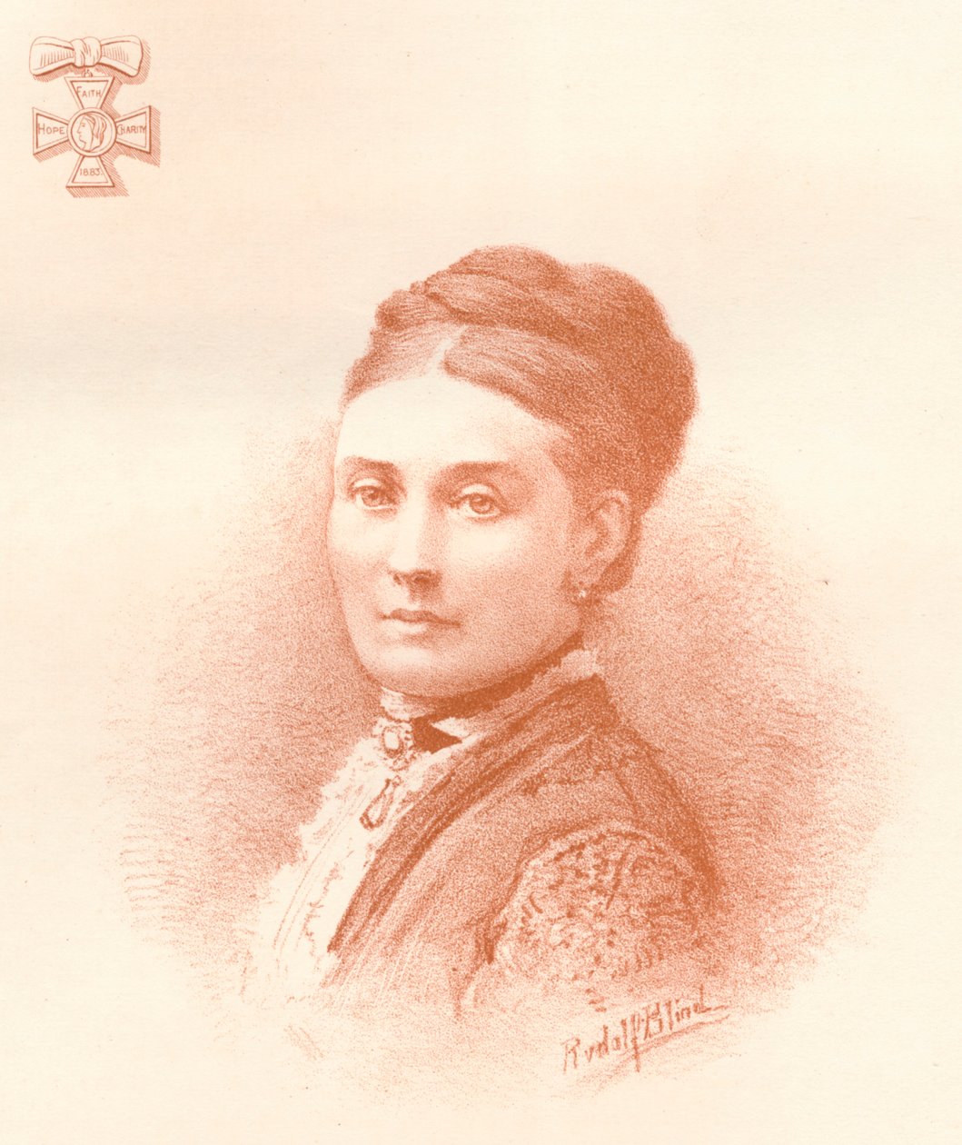 Kronprinsessan av det tyska riket och av Preussen, 1884 av Rudolf Blind