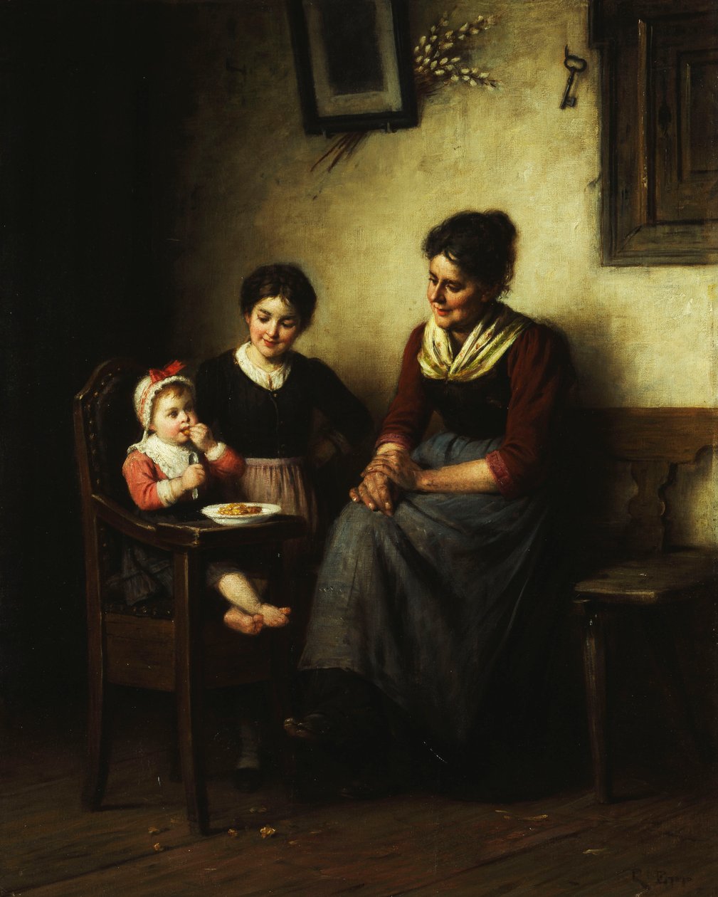 Babys måltidstid, av Rudolf Epp