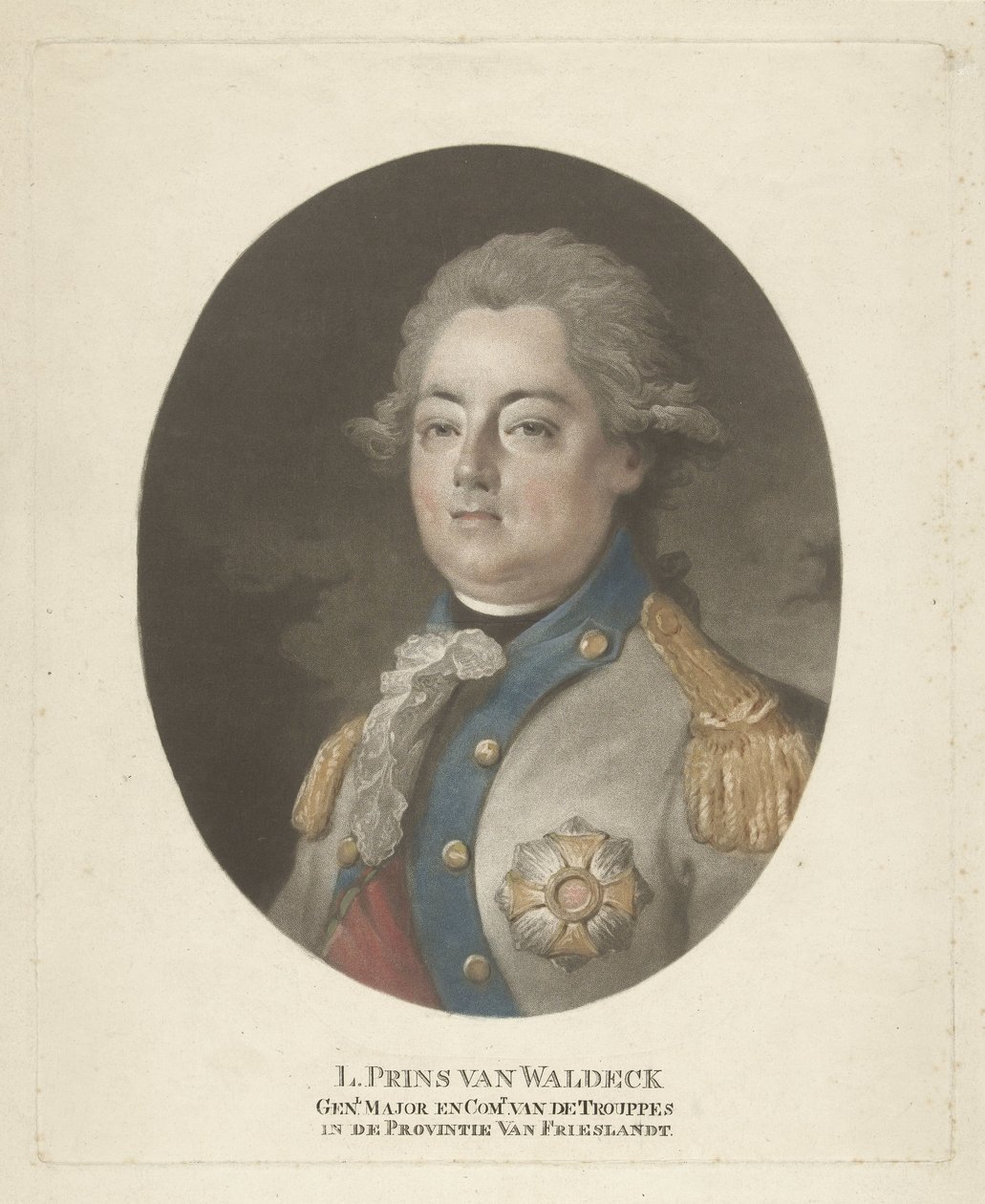 Porträtt av prins Louis av Waldeck av Rudolf Henzi