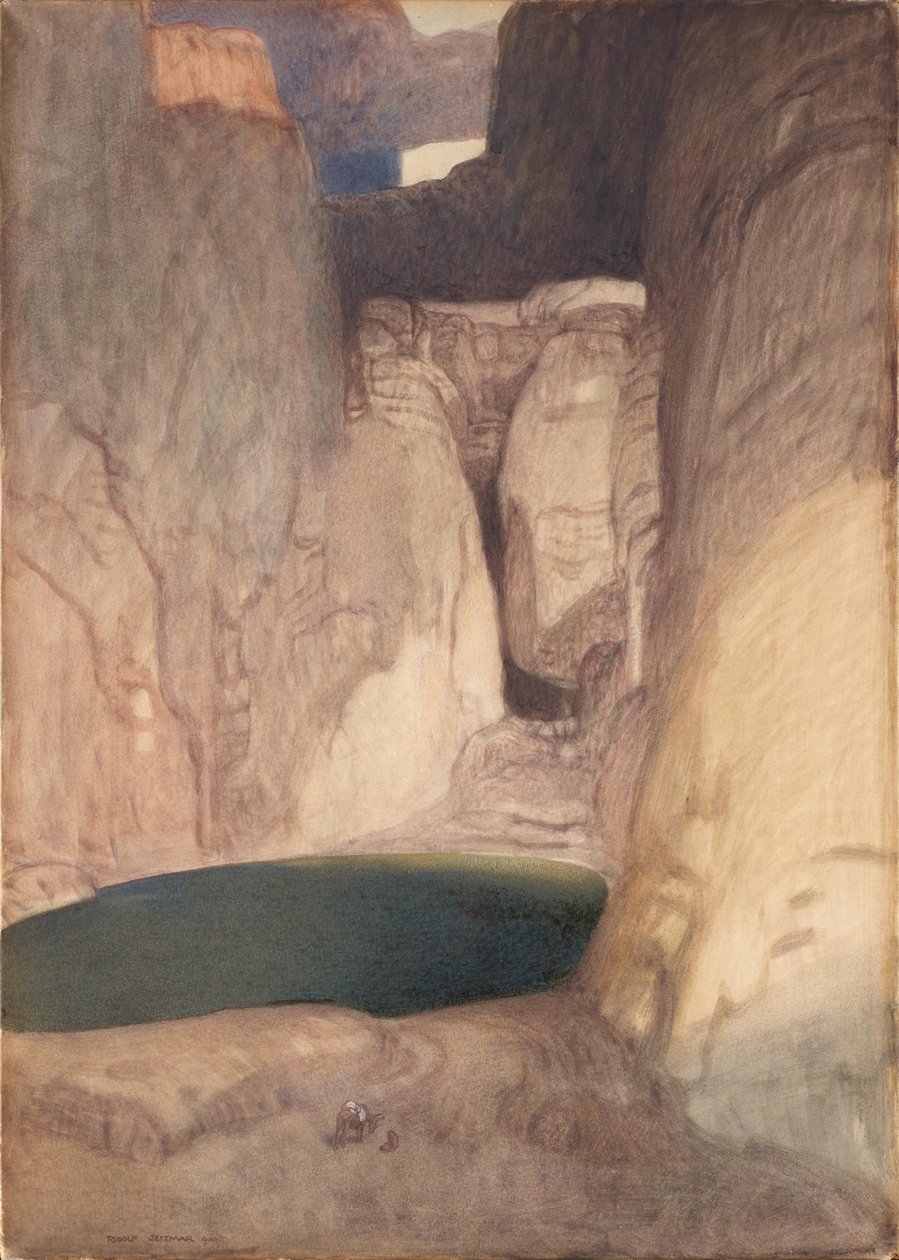 Bergsee av Rudolf Jettmar