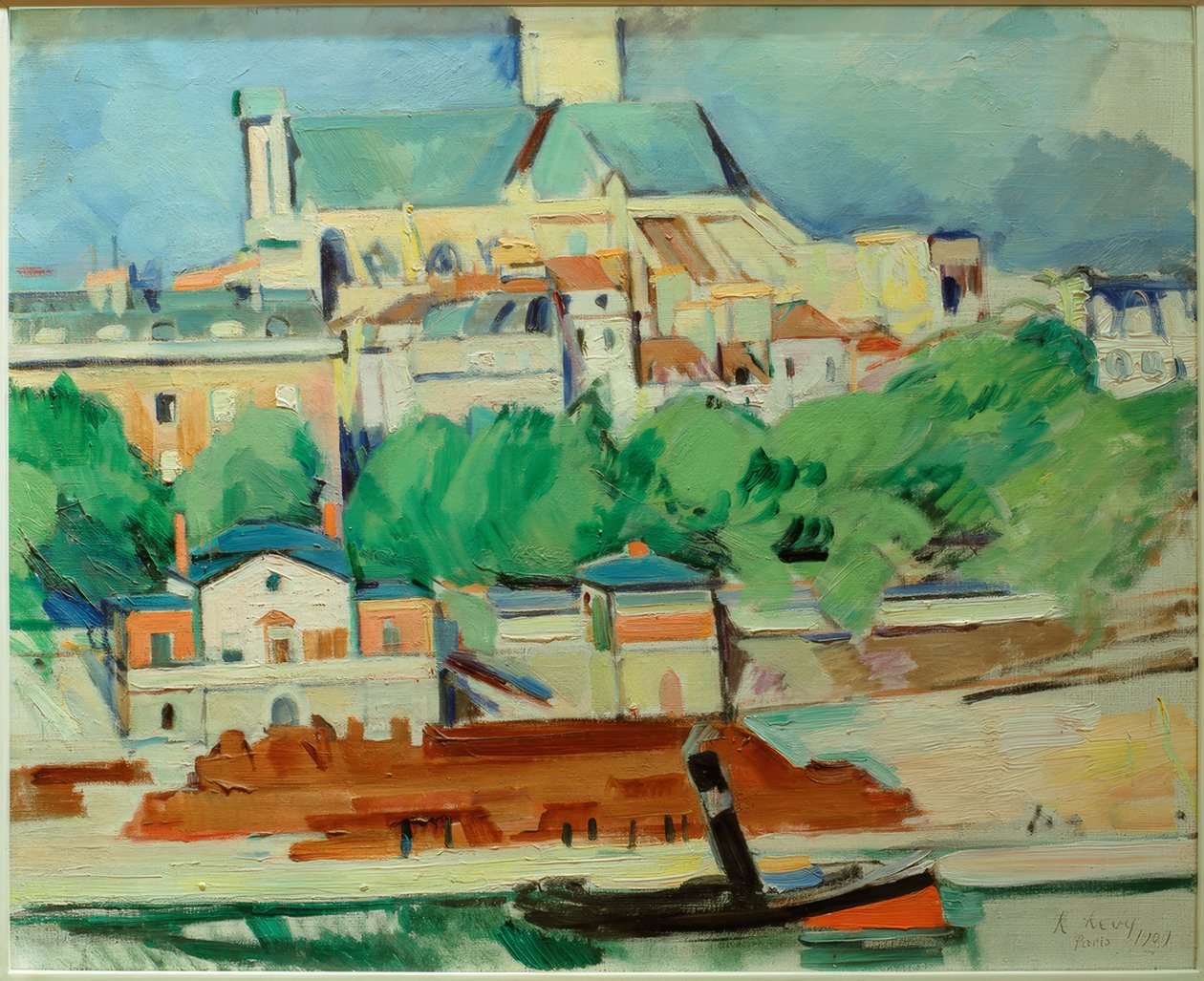 Dess banker vid St. Gervais-St. Protais av Rudolf Levy