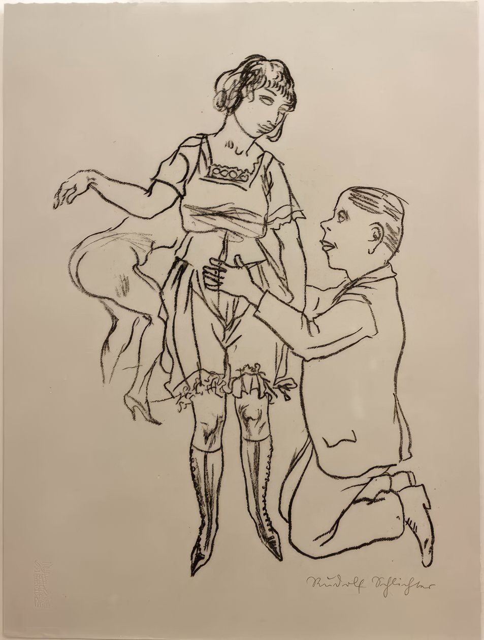 Bräutigam (Anbetung) von Rudolf Schlichter