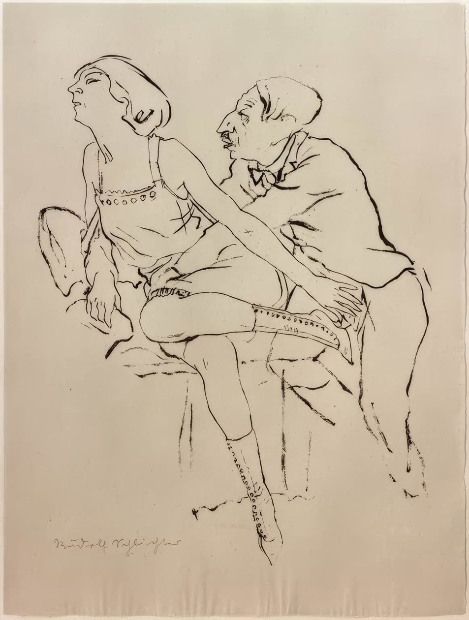 Förföraren (kärleksunderhållning) av Rudolf Schlichter