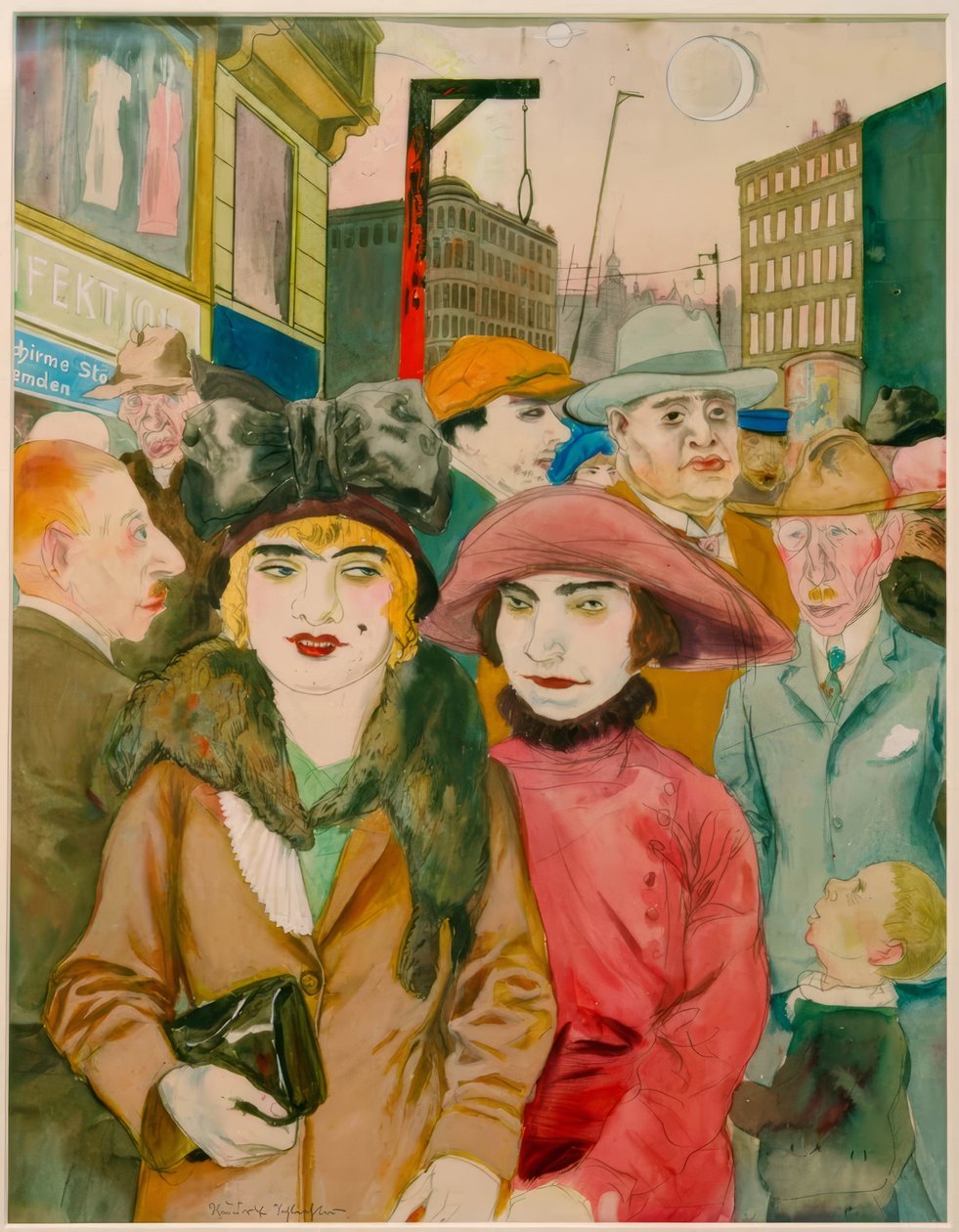 Hausvogteiplatsen av Rudolf Schlichter