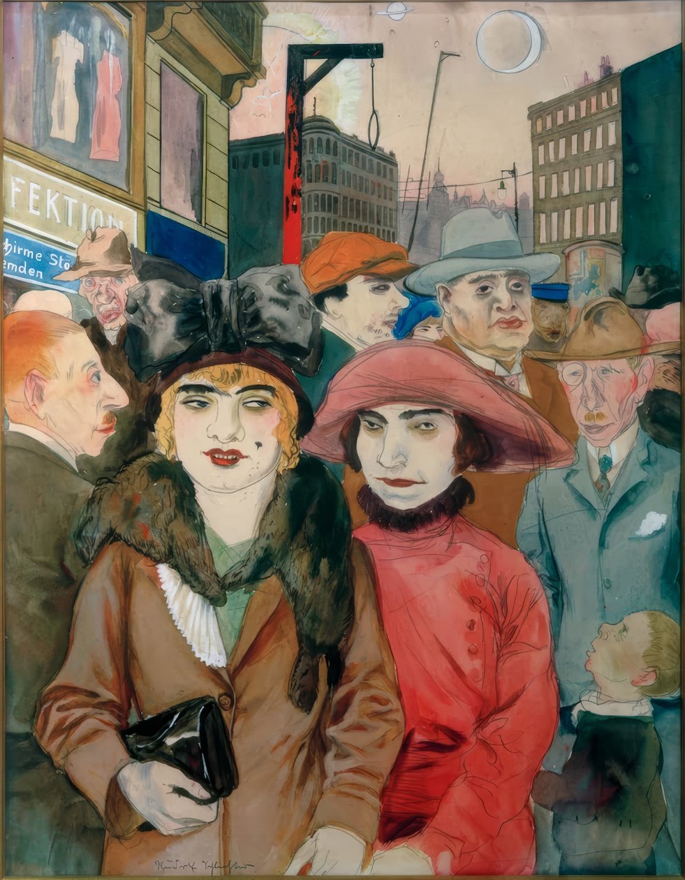 Hausvogteiplatsen av Rudolf Schlichter
