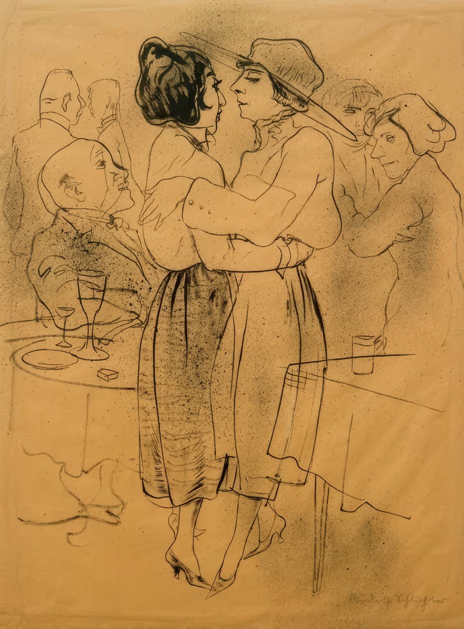 I danslokalen av Rudolf Schlichter